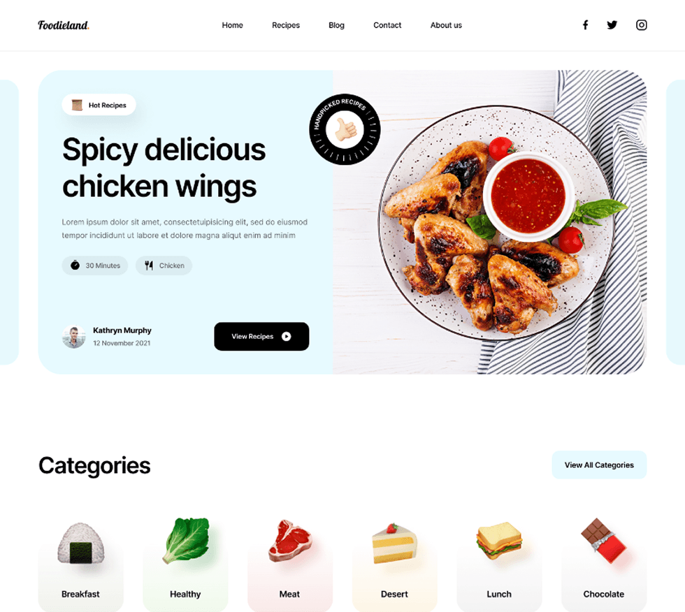 Cooking Recipe Template